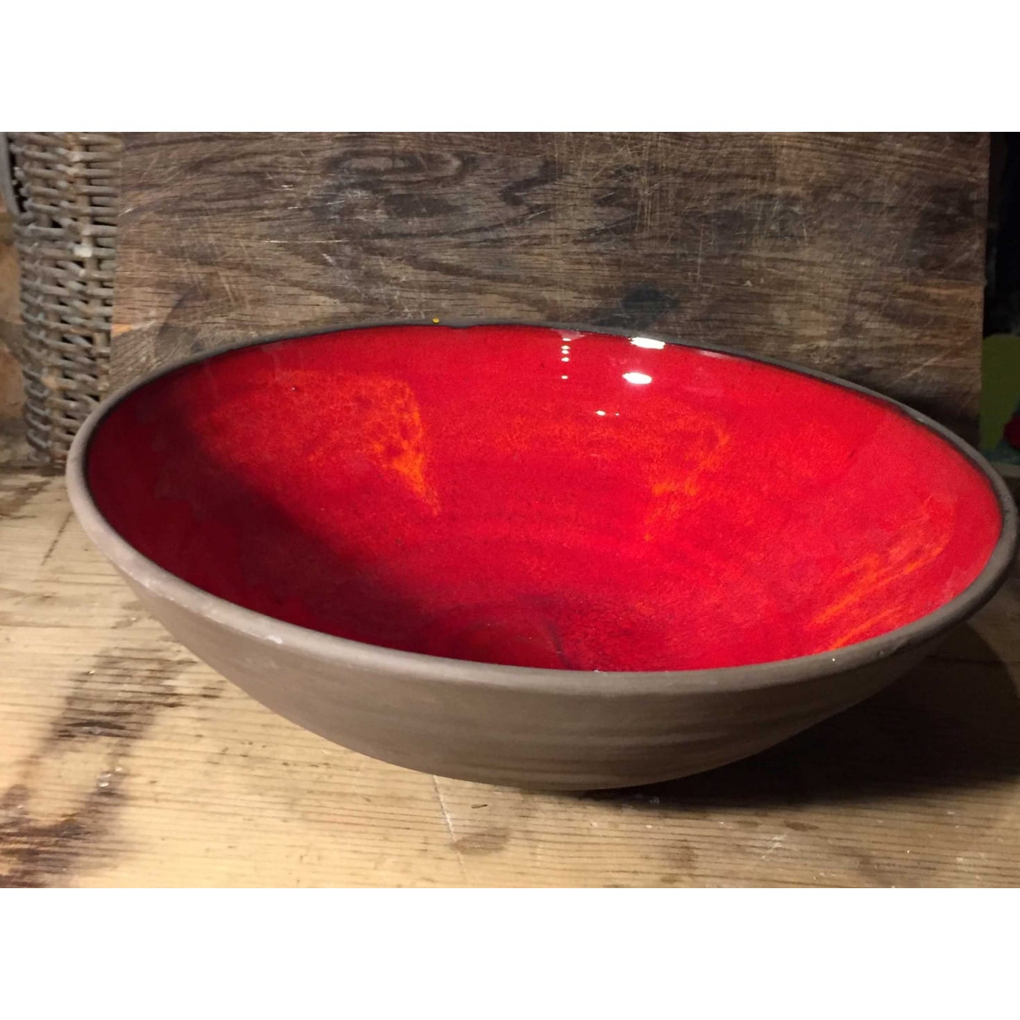 Red bowl
