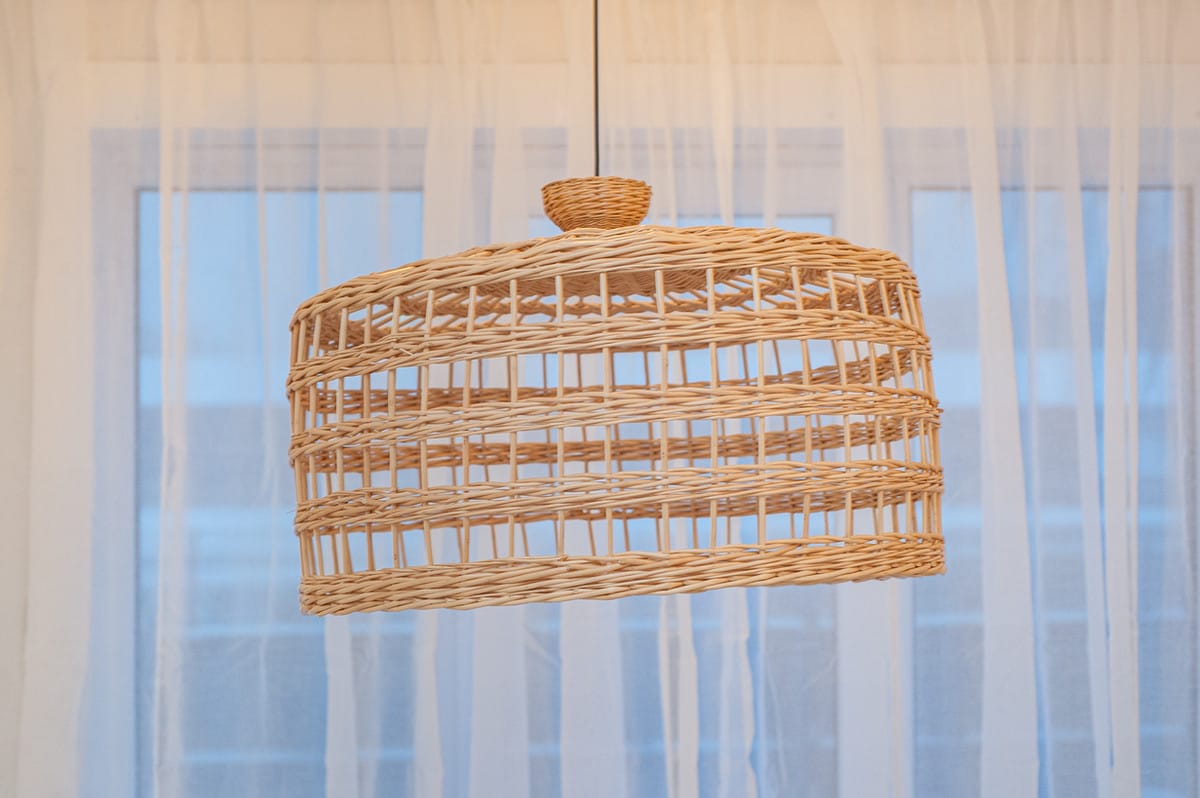 PL9 Wicker lamp