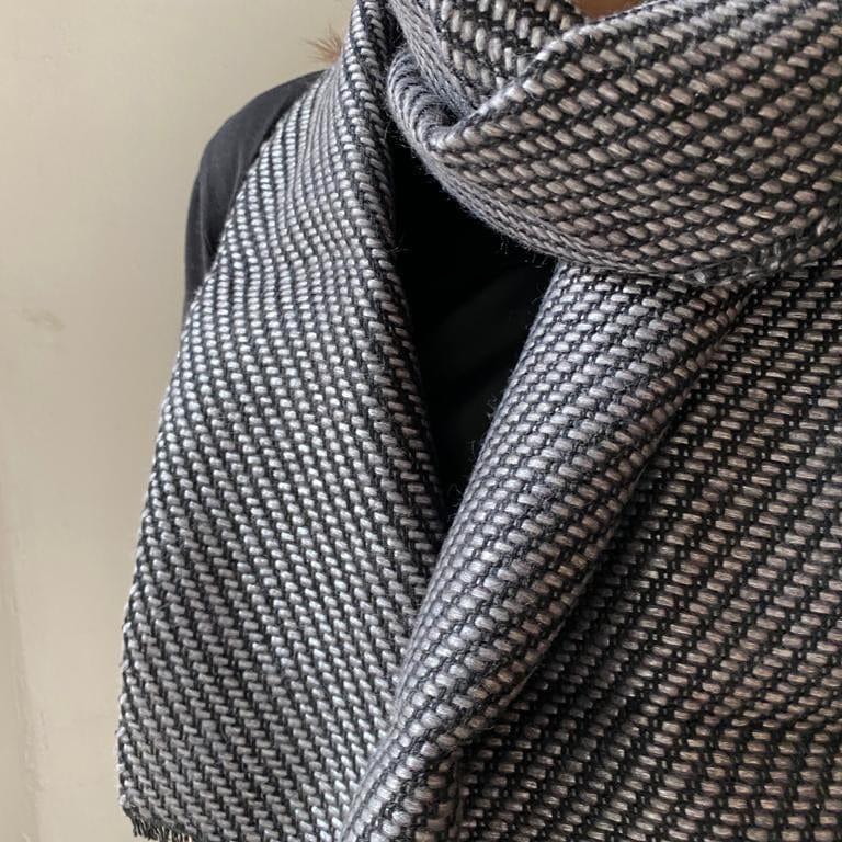 Linen Wool scarf Trinis 38x180cm by Studio Natural