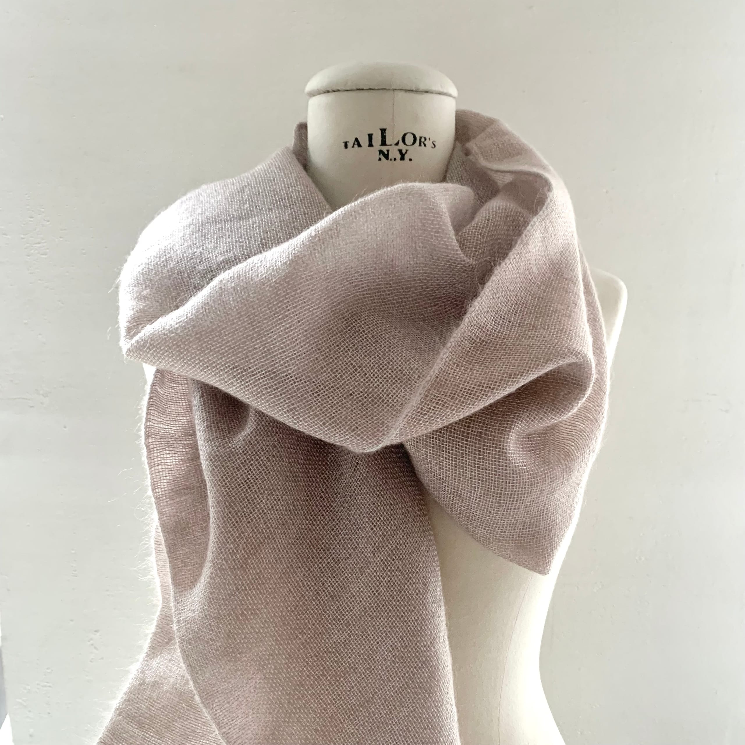 Double cashmere scarf 35x180cm by Studio Natural