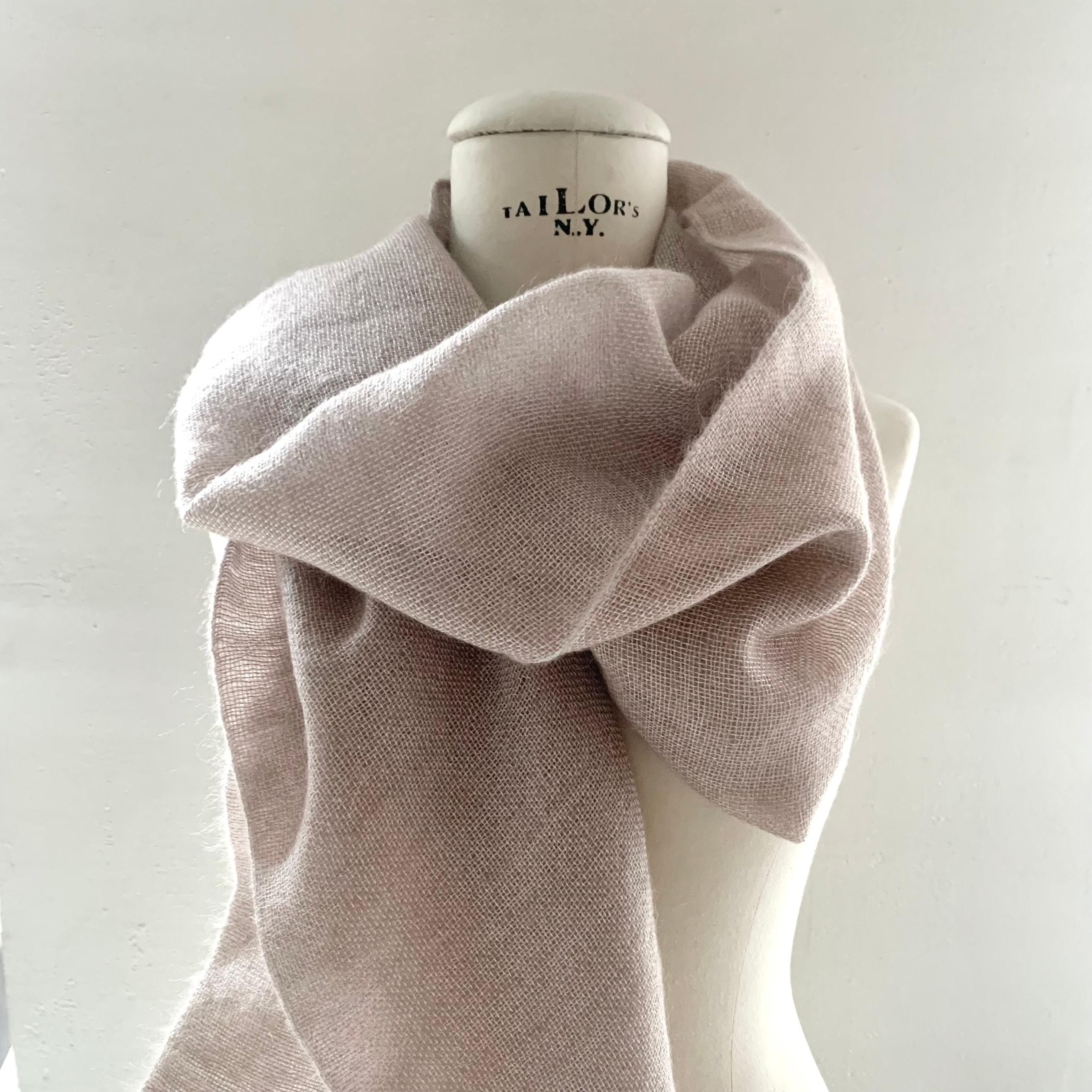 Double cashmere scarf 35x180cm