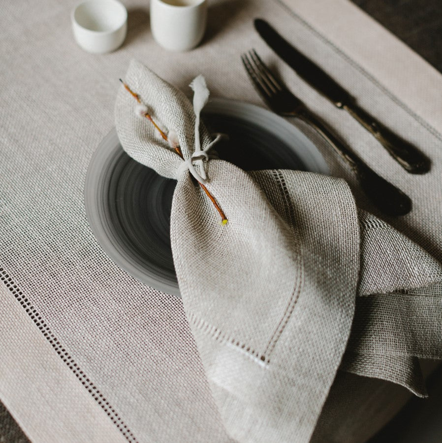 Linen napkin Transparent 50x50 cm
