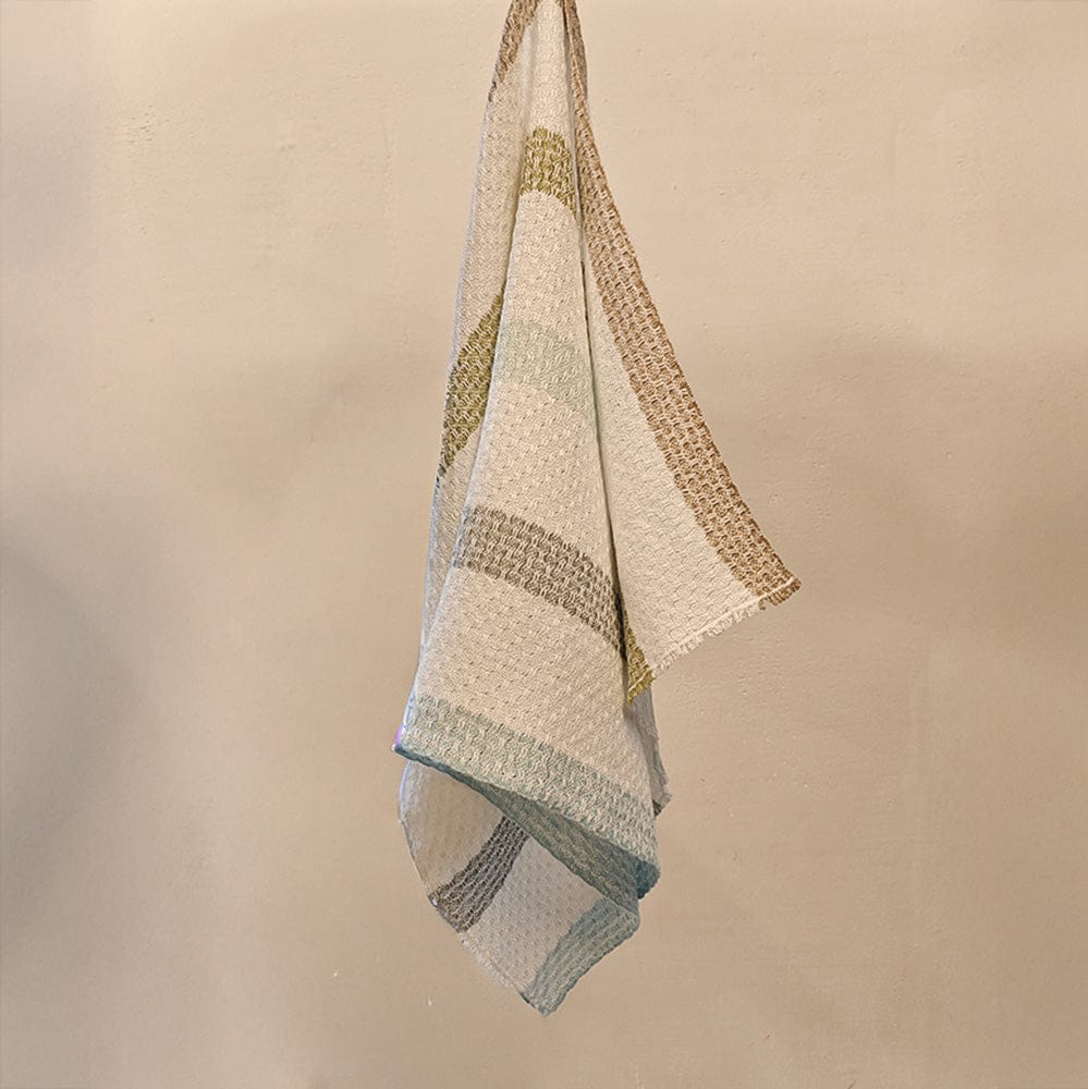 Linen kitchen towel in white 45x75 cm