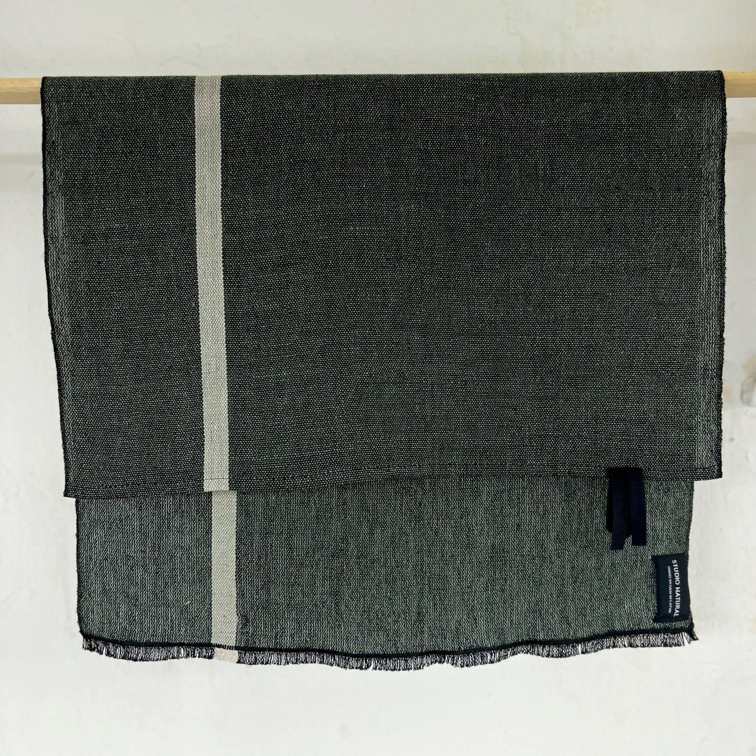 Linen kitchen towel in green 50x75cm